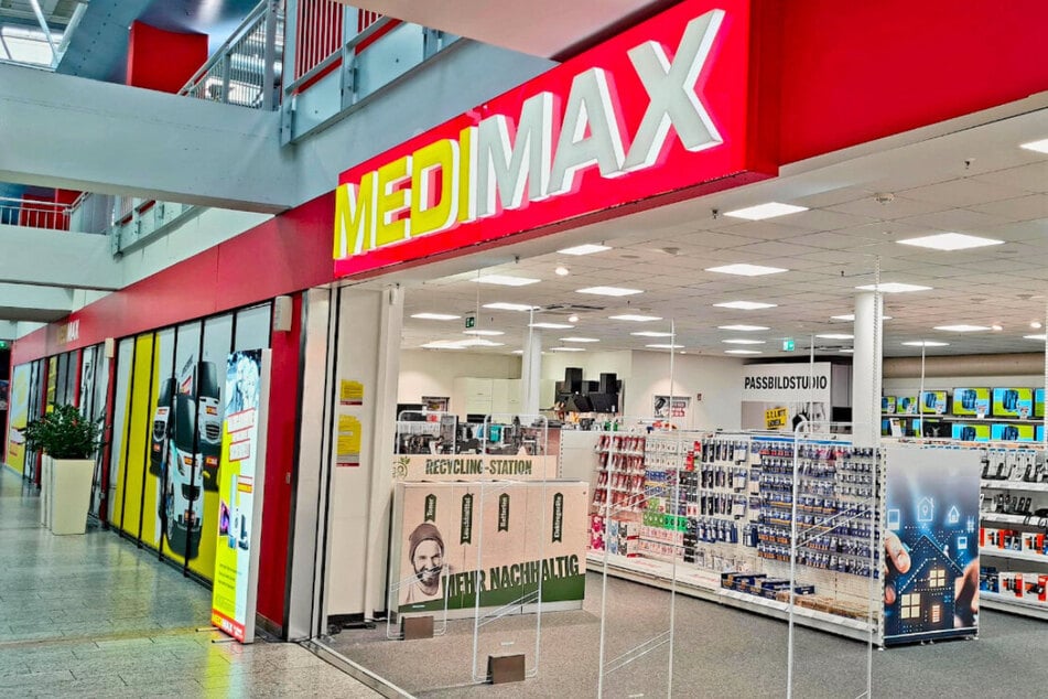 MEDIMAX Chemnitz in der ERMAFA-Passage auf der Reichsstraße 58.