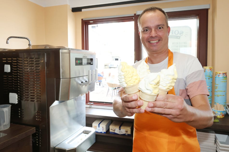 Wer die Waffel findet, bekommt ein Jahr Gratis-Eis.