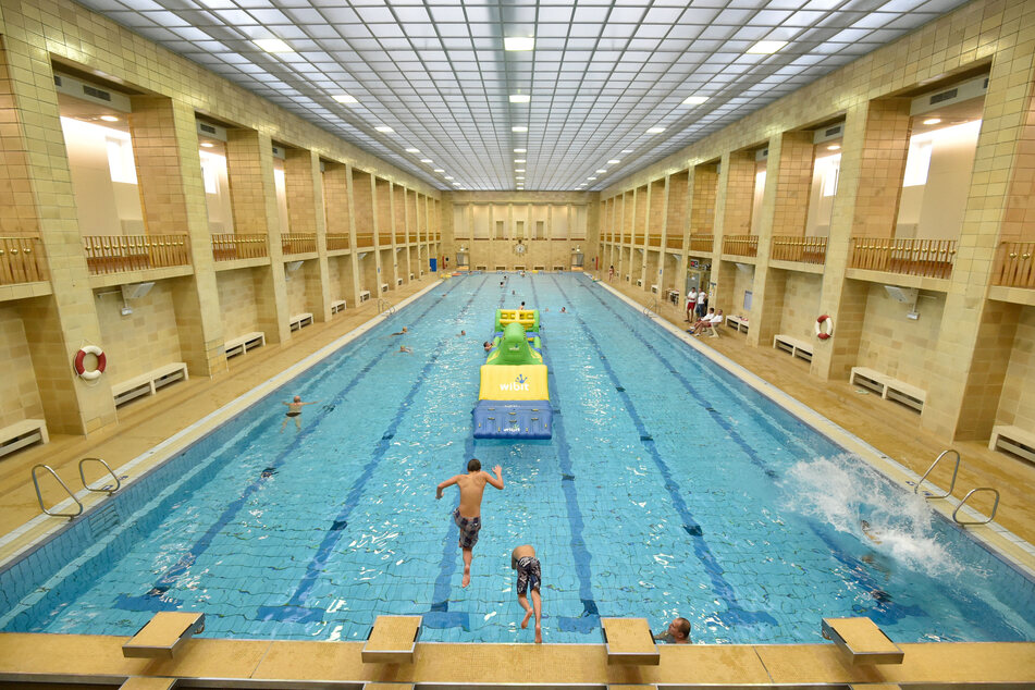 Das Stadtbad gehört zu den beliebten Sporteinrichtungen in Chemnitz.