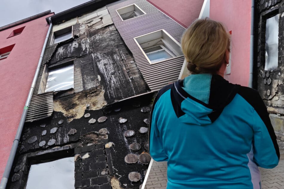 Bewohnerin nach dramatischer Brand-Nacht in Sachsen: "Der Rauchmelder hat mir das Leben gerettet"