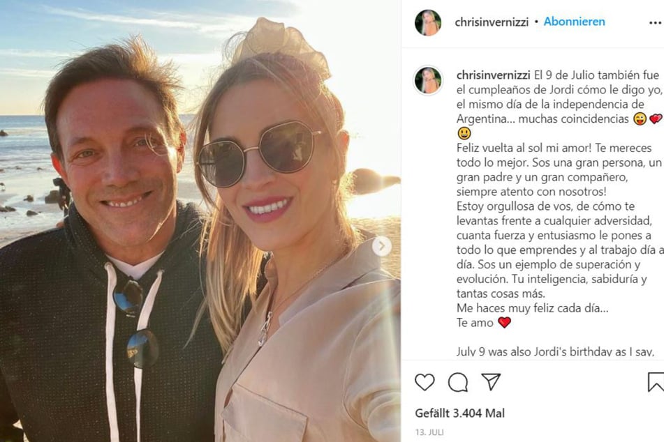 Jordan Belfort (59) und Cristina Invernizzi auf einem Instagram-Selfie.