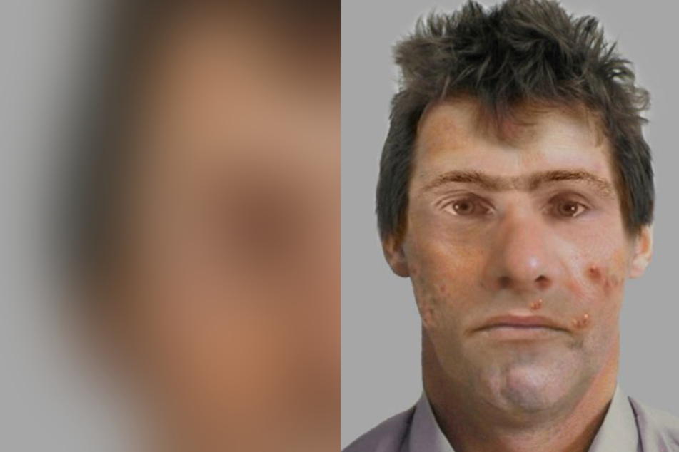 Die Polizei fahndet mit einem Phantombild nach dem unbekannten Mann.