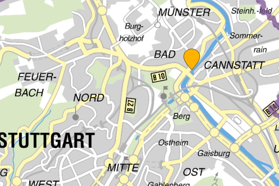 Die Brücke soll an der selben Stelle zwischen Bad Cannstatt und der Neckarvorstadt erbaut werden.