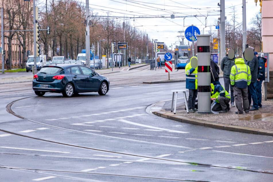 Die zweite Säule wurde am Waldplatz installiert. 