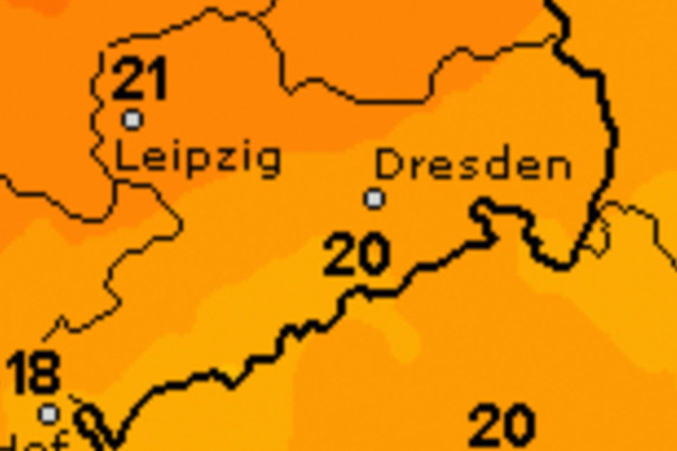 Am Mittwoch zeigt das Thermometer in weiten Teilen des Freistaats um die 20 Grad an. Im Bergland wird es etwas kühler.