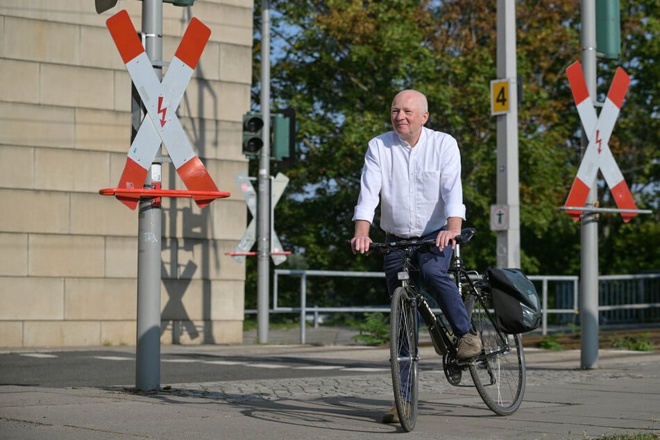 Jürgen Wolf (63) hat mit dem gewohnten Weg keine Probleme.