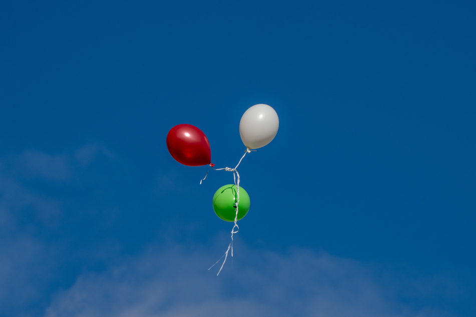 Laut der DFS stamme ein Großteil der Luftballons im deutschen Himmel von Kindergeburtstagen.