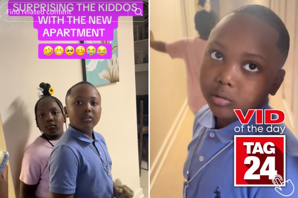 This TikTok mom surprised her kids with a new apartment, and their reaction is priceless!