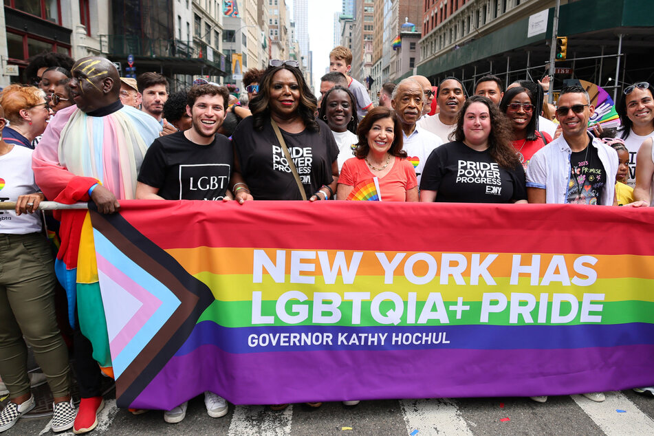 The LGBTQ+ community celebrated Pride Month in extravagant style with an epic parade in New York City on a (mostly) sunny Sunday afternoon.