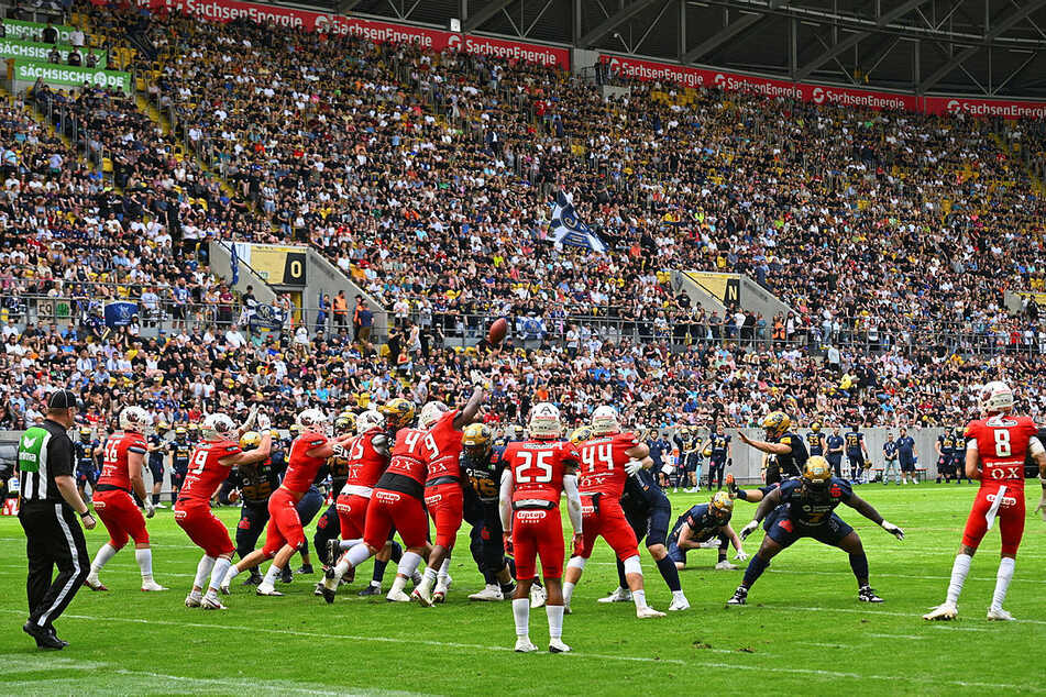 Vergangene Saison kamen 12.637 Fans zum Sparkassen-Gameday ins Rudolf-Harbig-Stadion.