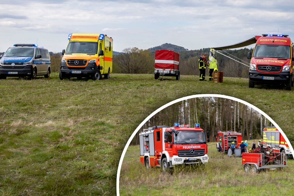 Waldbrand in Sächsischer Schweiz ausgebrochen: Feuerwehr muss Kräfte nachalarmieren