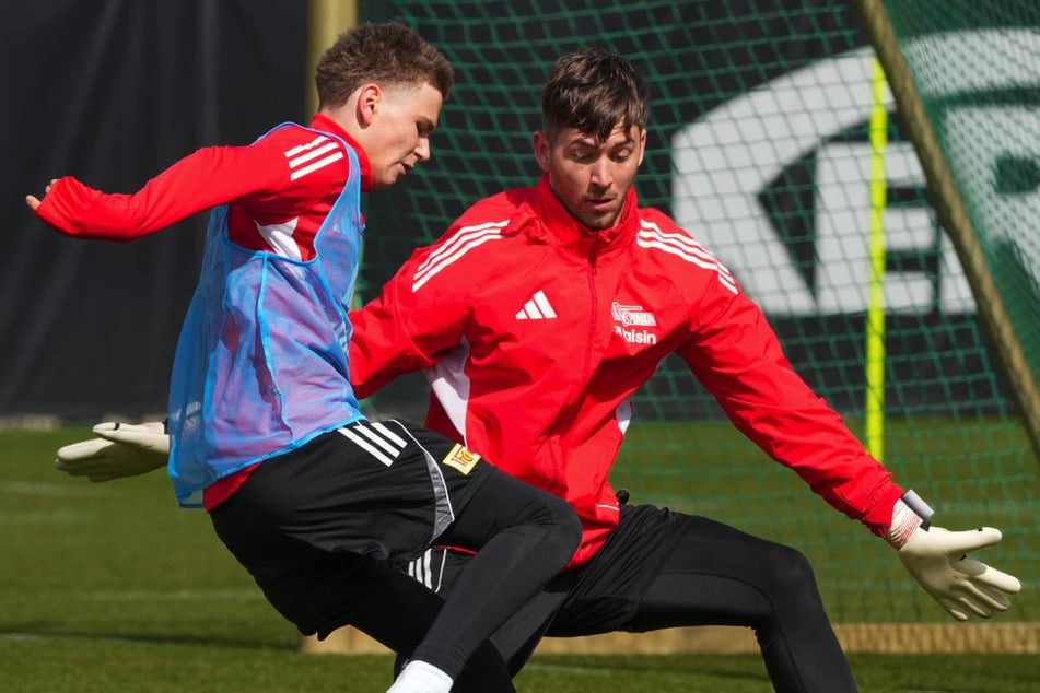 Linus Güther (16, l.) gilt als größtes Talent in den Reihen von Union Berlin.