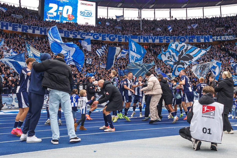 Haben Spieler und Fans von Hertha BSC am Freitagabend auch wieder allen Grund zu Jubeln?