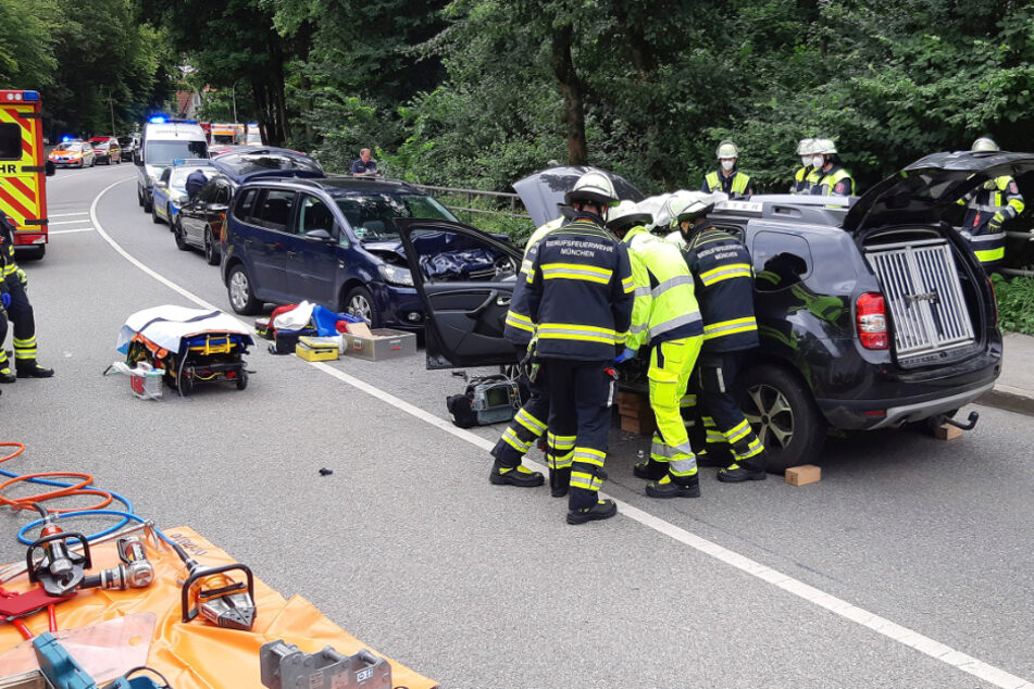 Schwerer Unfall: Dacia mit Mutter, Kind und zwei Hunden an Bord kracht frontal in VW