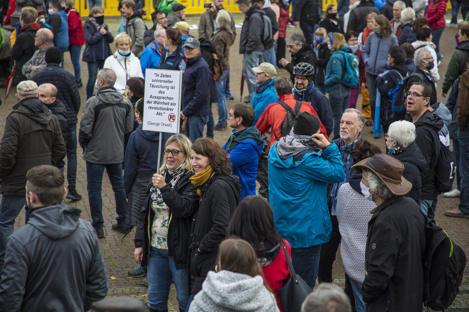 In Leipzig werden noch größere Ausmaße erwartet als zur Querdenker-Demo in Dresden am vergangenen Wochenende.