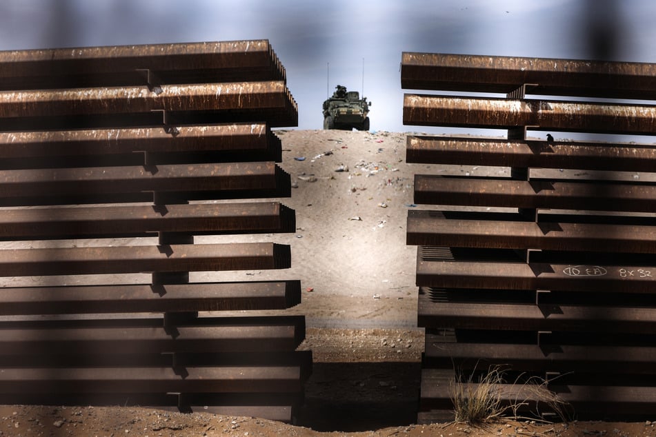 The Trump administration announced that it will create a militarized zone on the Mexico-California border south of San Diego.