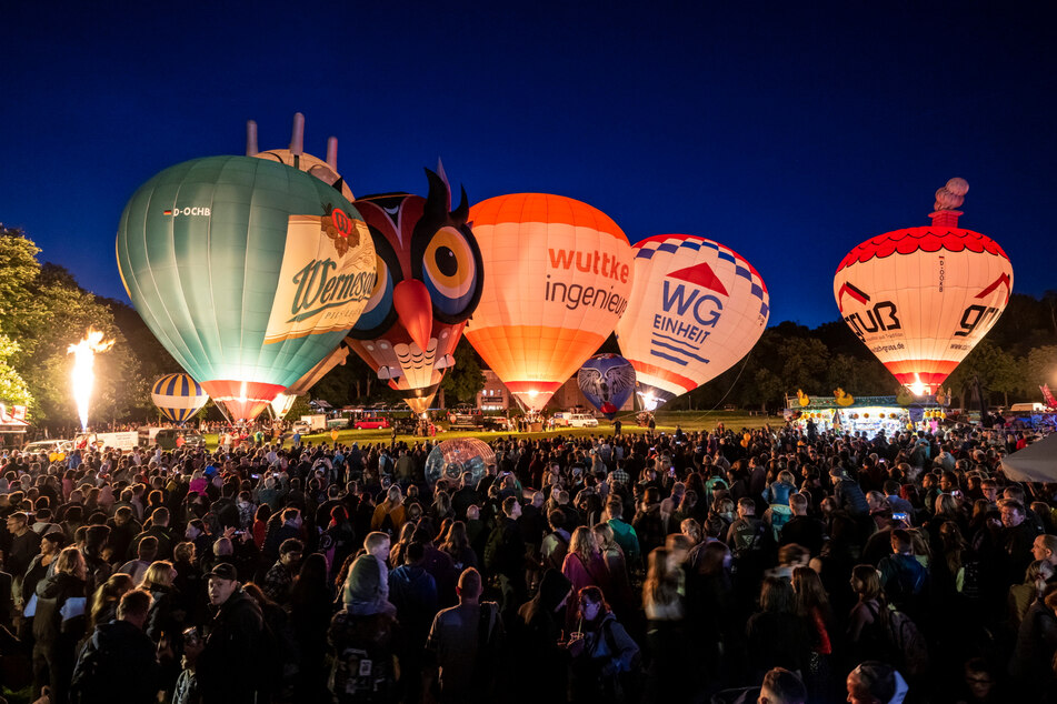 Besucher können sich auf viele Heißluftballons freuen.