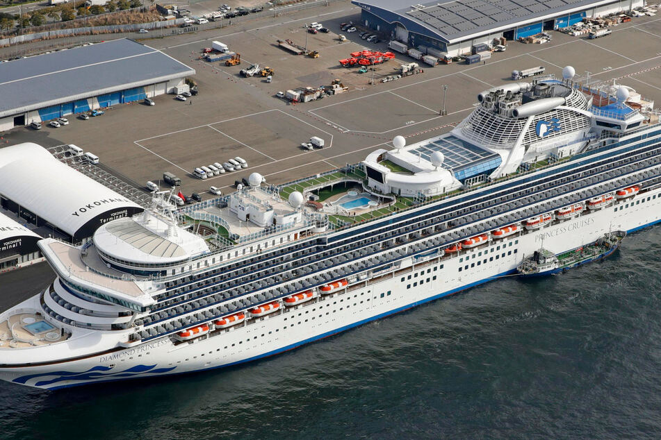 Das Kreuzfahrtschiff "Diamond Princess" liegt im Hafen von Yokohama. (Archivbild)