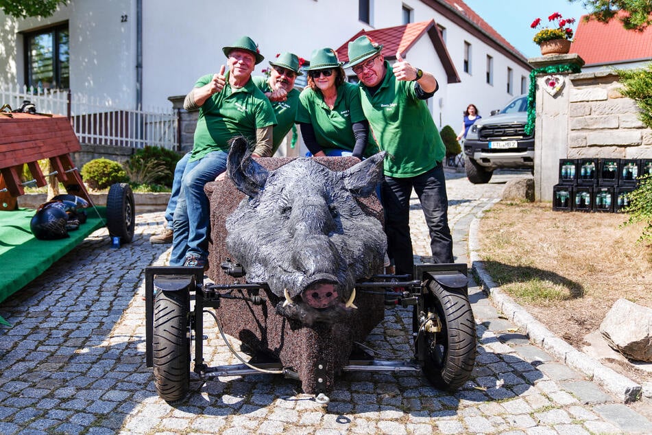 Dirk Schleinitz und sein Team sind mit der "Wilden Sau" angetreten.