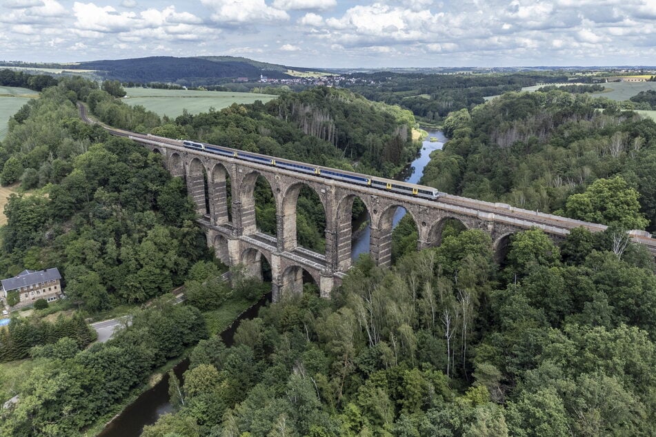 Das Göhrener Viadukt ist einer der Problemabschnitte der Strecke zwischen Chemnitz und Leipzig.