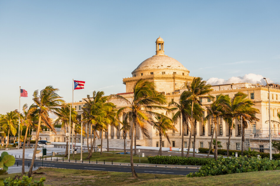 Das Kapitolgebäude in Puerto Ricos Hauptstadt San Juan.