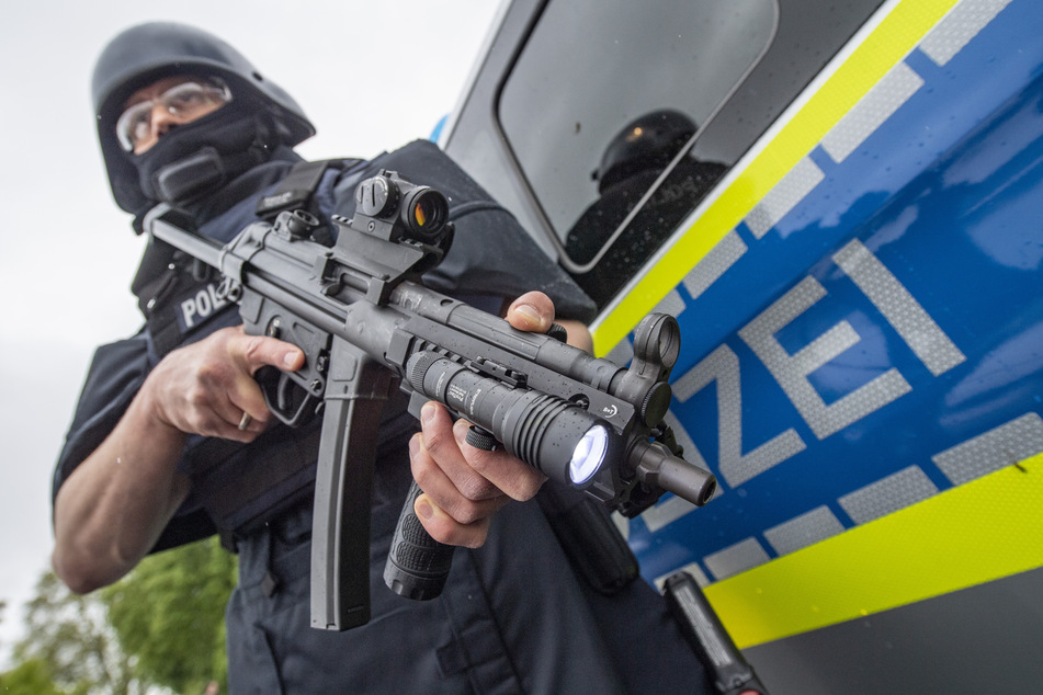 Die Maschinenpistole "MP5" der Polizeidirektion Dresden wurde seit Anfang August vermisst. (Symbolbild)