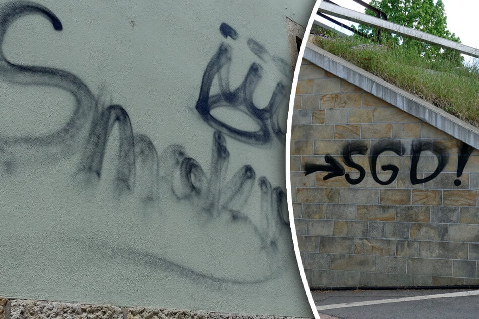 Zeugin lässt Graffiti-Schmierer auffliegen: Polizei fasst zwei junge Männer