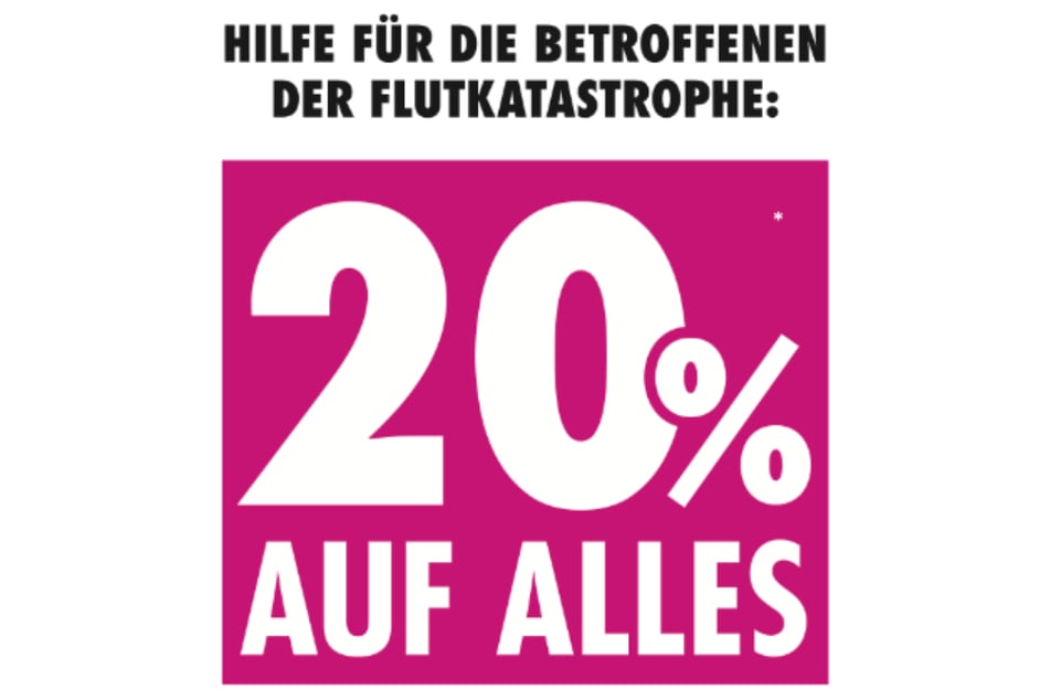 Bei SB-Möbel Boss in Neunkirchen erhalten Betroffene der Flutkatastrophe 20 Prozent Rabatt auf alle Artikel.