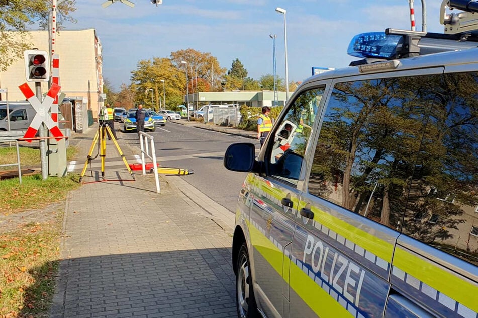 Die Polizei sicherte die Unfallstelle.