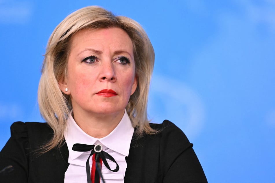 Die Sprecherin des russischen Außenministeriums, Maria Sacharowa (49), hält Friedenstruppen in der Ukraine für ein Sicherheitsrisko.