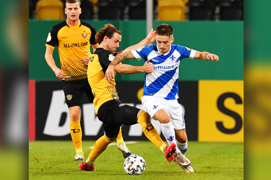 Yannick Stark (M.) war der auffälligste Dresden, erhält dafür eine 3.