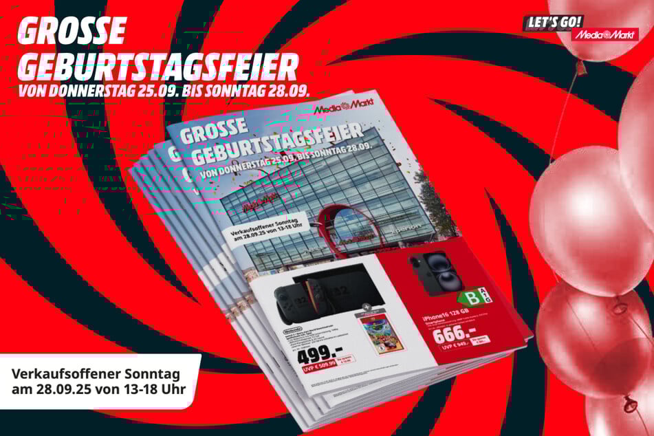 Die Angebote zum Jubiläum von MediaMarkt Tech Village in Hamburg.