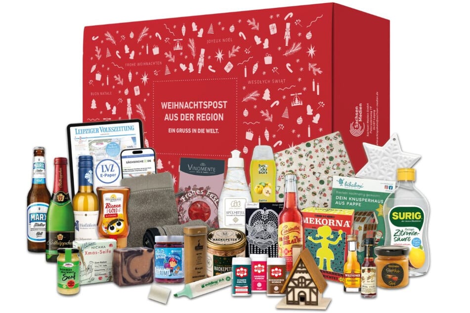 Dieses Heimatpaket aus dem LVZ Shop enthält 28 regionale Produkte