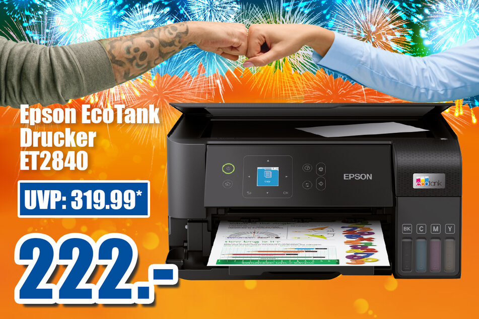 Epson-Drucker ET2840| Rate: 10 x 22,20 Euro 1)