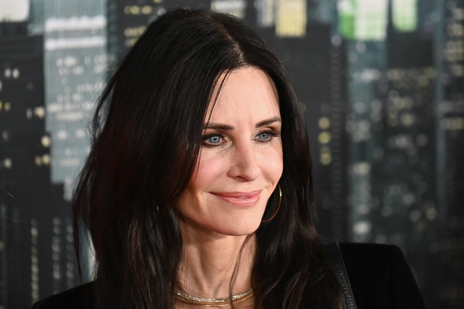Courteney Cox arrives for the world premiere of Scream VI at AMC Lincoln Square in New York City on March 6, 2023.
