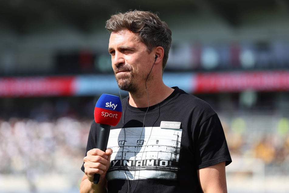 Dynamo-Trainer Thomas Stamm wird auch heute nur bei Sky und WOW zu sehen sein.