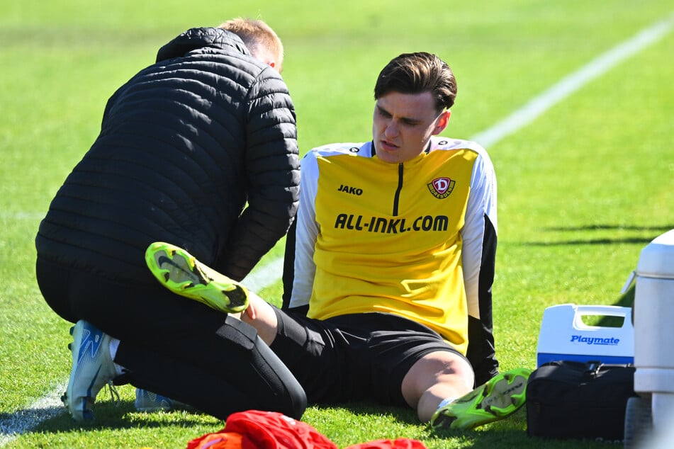 Auch Thomas Keller musste behandelt werden, für ihn ging es nicht weiter.