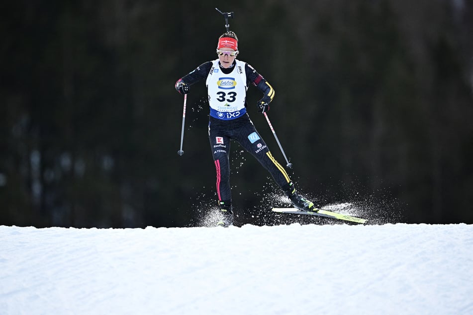 Sophia Schneider hatte erst Mitte Januar in Ruhpolding wieder den Sprung ins Weltcup-Team geschafft.