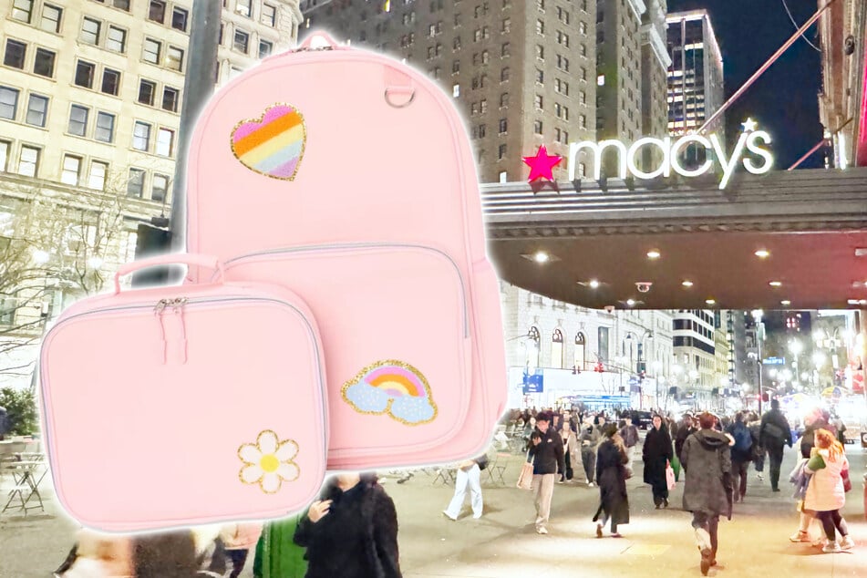 With this cute backpack and lunch bag set, your kids will be number 1 in kindergarten