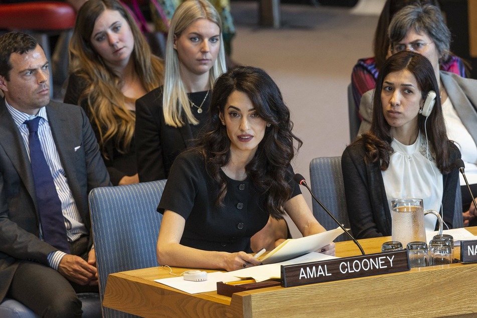 Amal Clooney works is a notable international human rights lawyer.