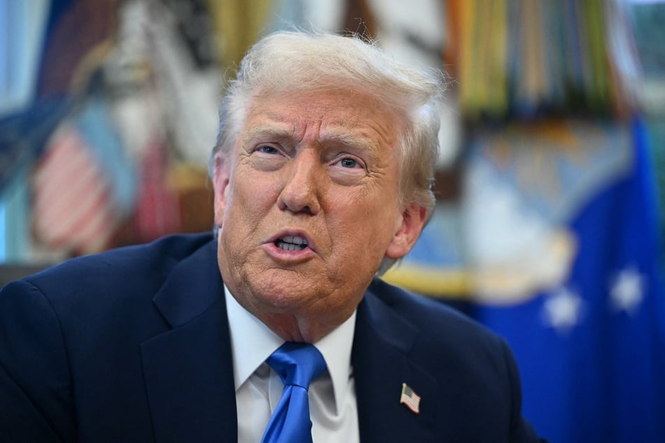 President Donald Trump (pictured) hailed Friday what he called progress with Chinese President Xi Jinping – including on selling the blockbuster app TikTok.