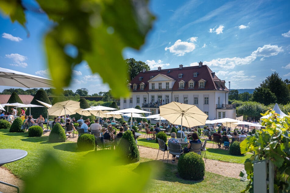 Auf Schloss Wackerbarth präsentieren Deutschlands beste Sekthäuser ihre Spitzensekte.