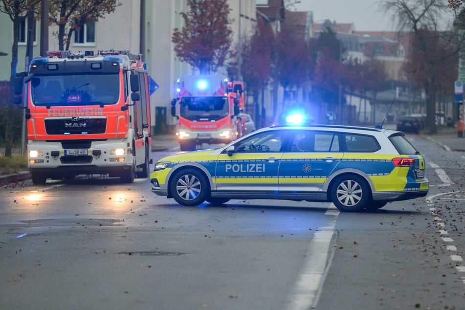 Die Polizei sperrte unterdessen die Plautstraße für den Durchgangsverkehr ab.