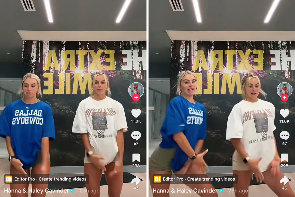 The Cavinder twins showed off their post-workout dance routine in a viral new TikTok.
