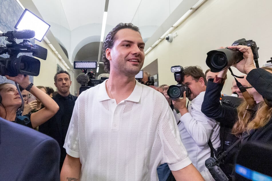 Jimi Blue Ochsenknecht (33) war beim Prozess auch bei den Medien ein gefragter Mann.