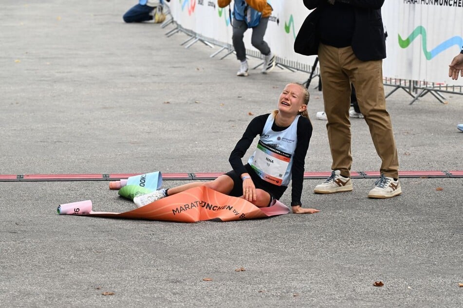 Nina Reuter gewann den Münchner Marathon.