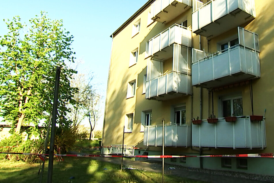 Der Unglücksort in Merseburg.