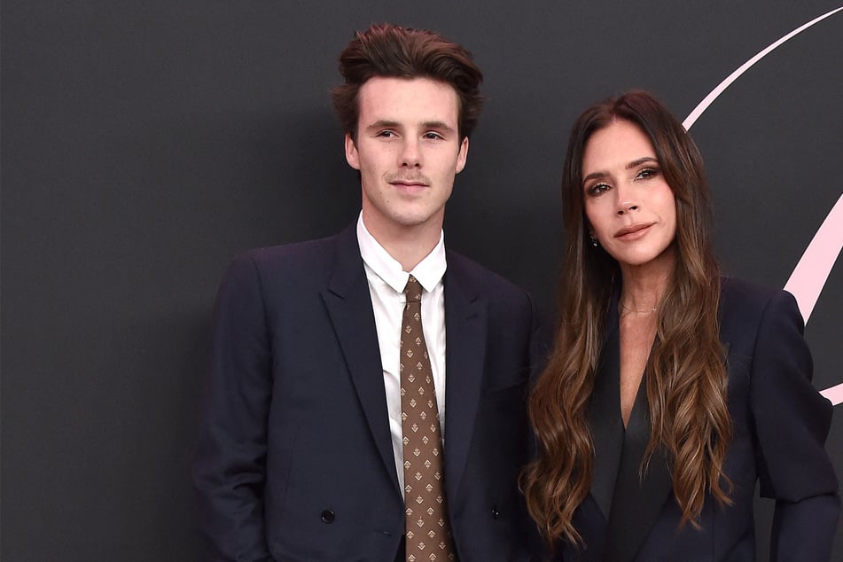 Cruz Beckham (l) opened up about his mom Victoria Beckham's (r) tattoo journey in a recent Q&A on Instagram.