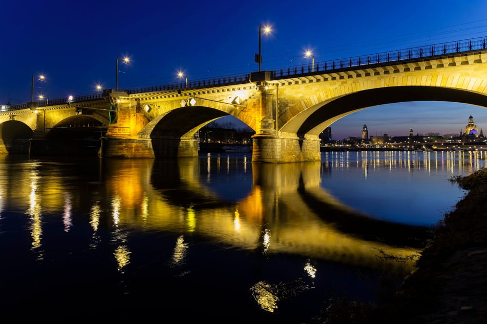 Die Dresdner Albertbrücke.