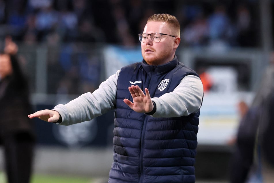 Babelsberg-Trainer Johannes Lau (29) war nach der 1:5-Pleite stinksauer.